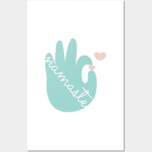 Namaste Peace is in my hand Posters and Art